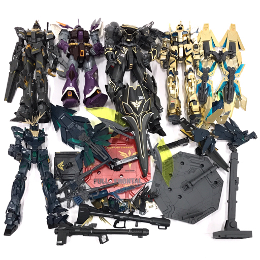 ガンプラ ガンダム MG ユニコーンガンダム 他 イフリートシュナイド 等 ホビー プラモデル 完成品 まとめ セット